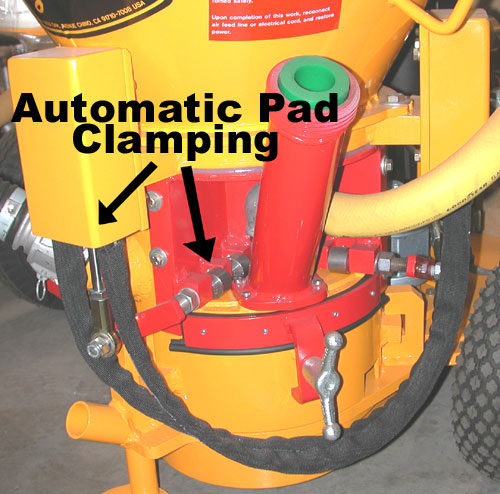 REED Automatic Pad Clamping 