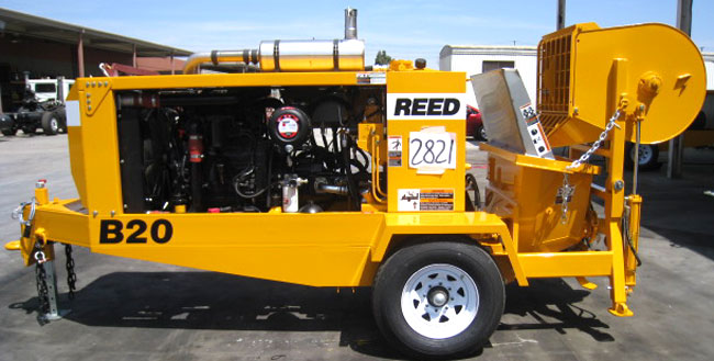 REED Concrete Pump with Optional Mixer