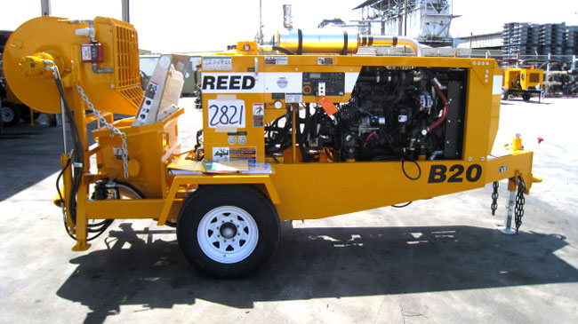 REED Concrete Pump with Optional Mixer