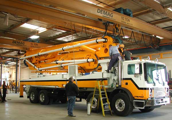 REED Boom Pump Mounting