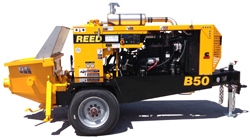 REED Trailer Mounted Concrete Pumps