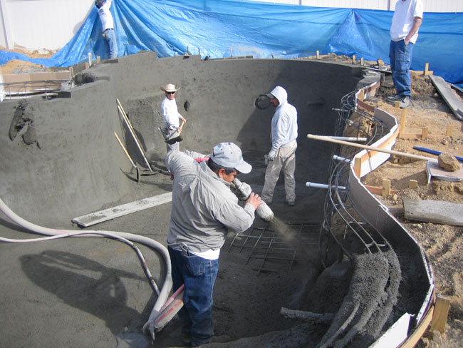 Shotcrete Swimming Pool