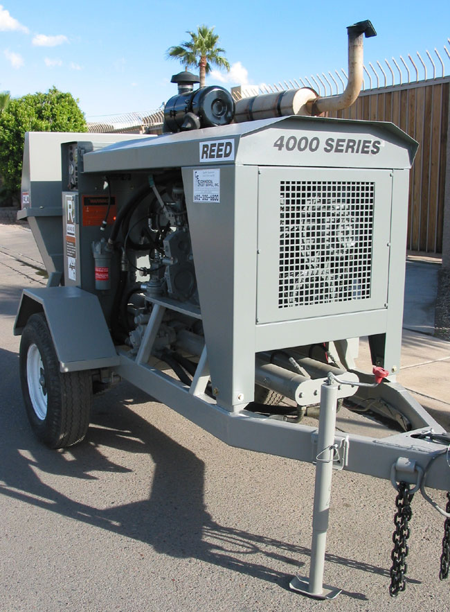 REED Concrete Pumps Shotcrete Pumps and Guncrete Gunite Machines.