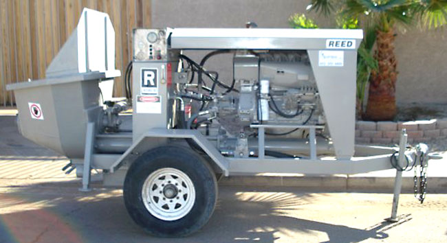 used REED Concrete Pump