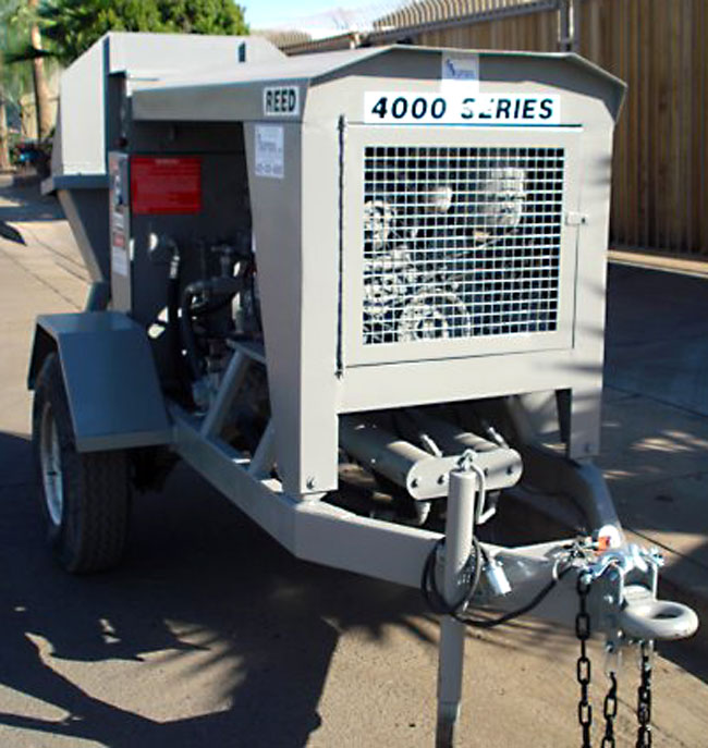used REED Concrete Pump