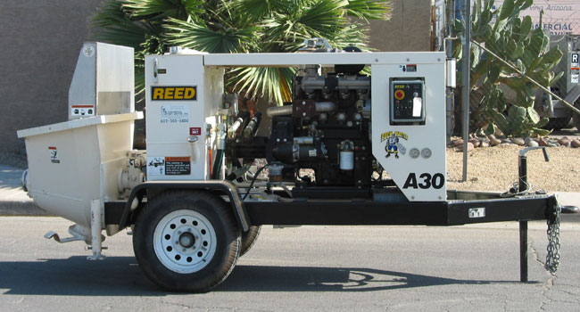 used REED Concrete Pump
