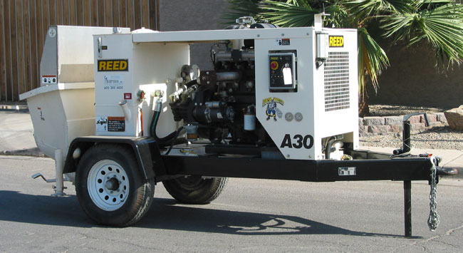used REED Concrete Pump