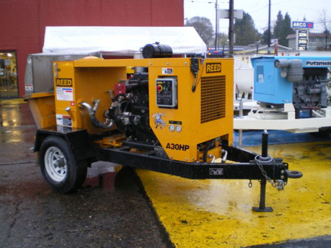 used REED Concrete Pump