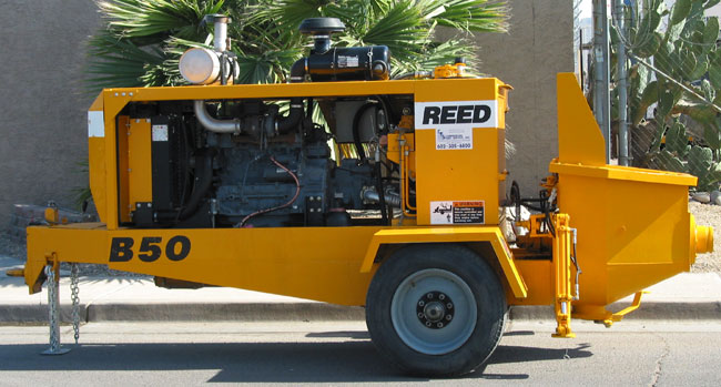 used REED Concrete Pump