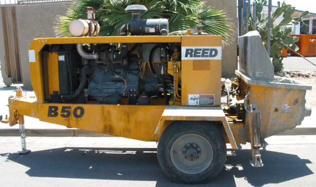 used concrete pump