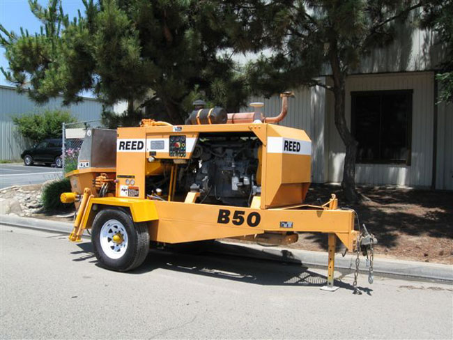 used REED Concrete Pump