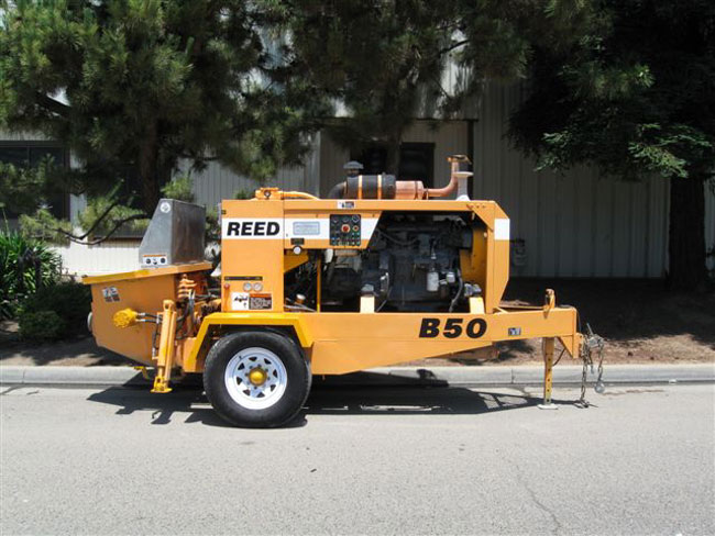 used REED Concrete Pump