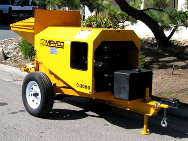 used Mayco concrete pump