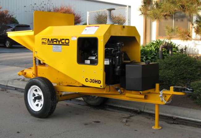 used Mayco concrete pump
