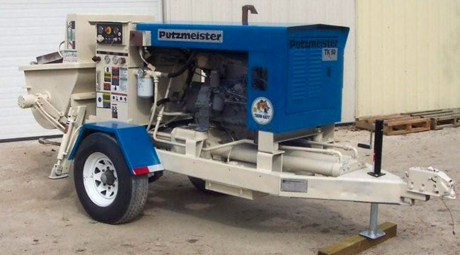 used Putzmeister Concrete Pump