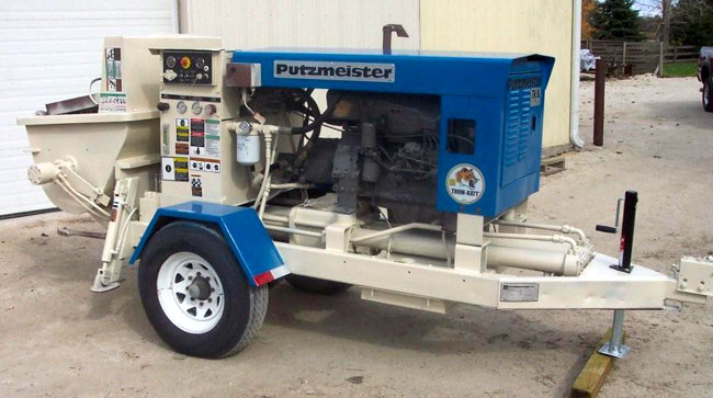 used Putzmeister Concrete Pump