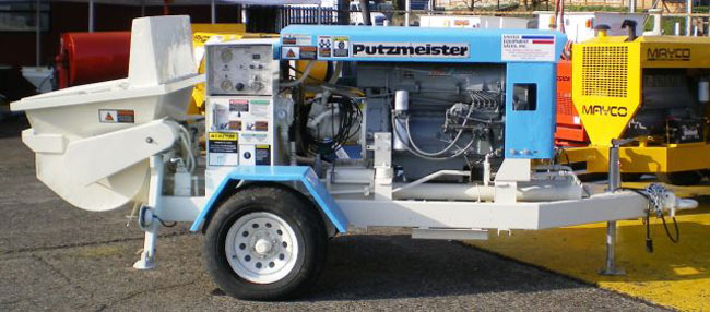 used Putzmeister Concrete Pump