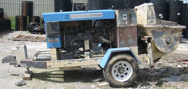 used Putzmeister Concrete Pumps