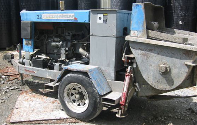 used Putzmeister Concrete Pumps