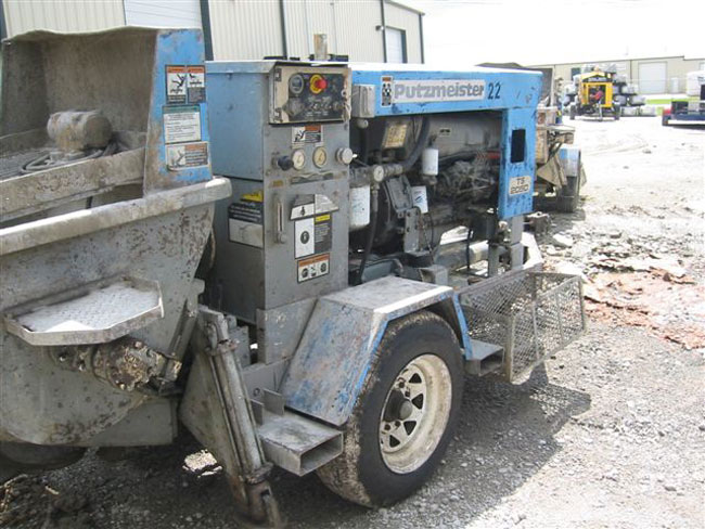 used Putzmeister Concrete Pumps