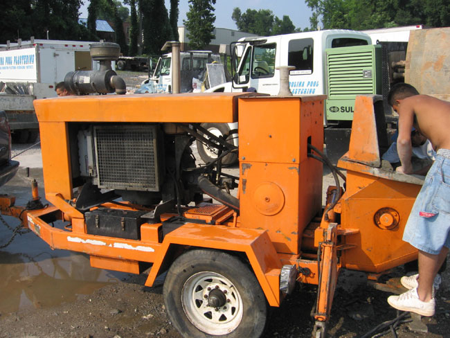 used Putzmeister Concrete Pump