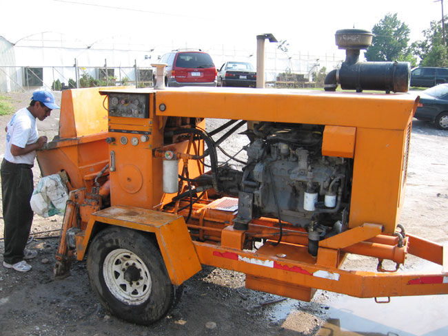 used Putzmeister Concrete Pump