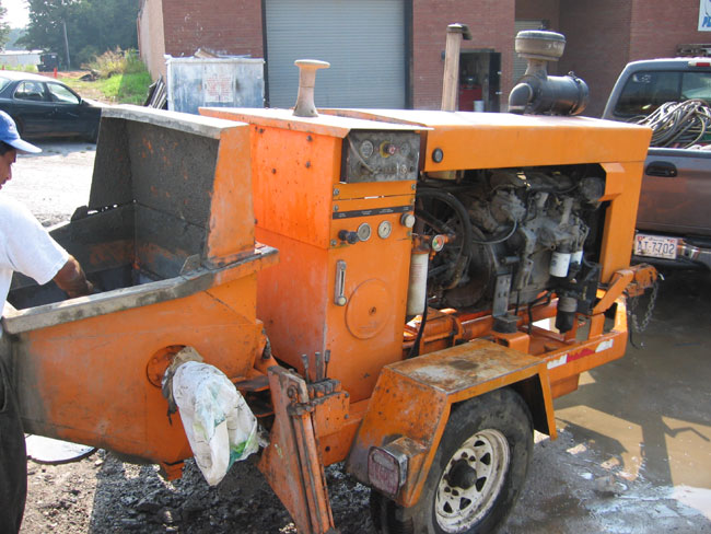 used Putzmeister Concrete Pump