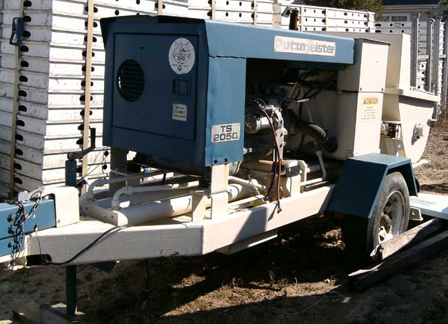used Putzmeister Concrete Pump