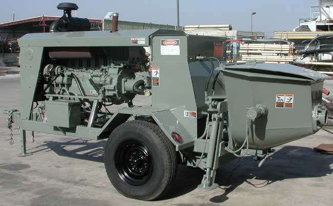 used REED Concrete Pump