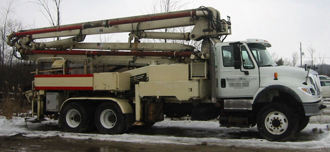 used Schwing Boom Pump