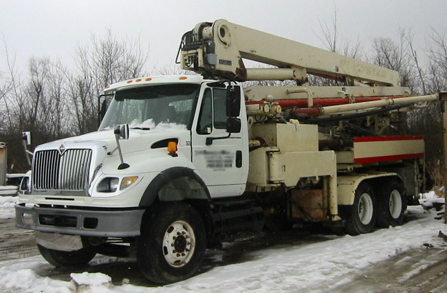 used Schwing Boom Pump