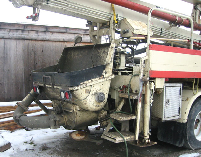 used Schwing Boom Pump