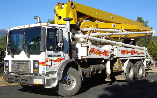 used REED ST36 Boom Pump