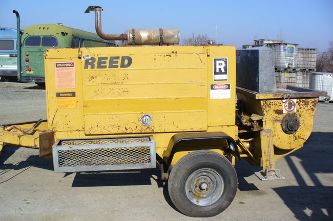 used REED Concrete Pump
