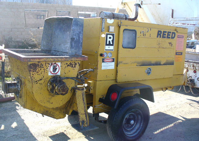used REED Concrete Pump