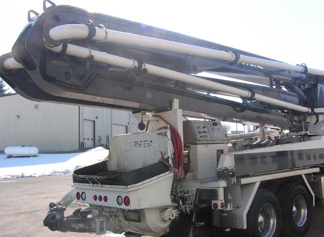 used REED Concrete Pump