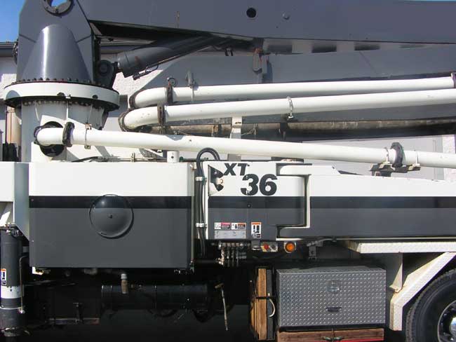 used REED Concrete Pump