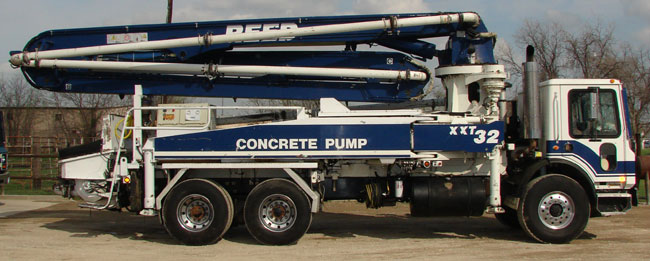 used REED Concrete Pump
