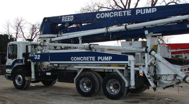 used REED Concrete Pump