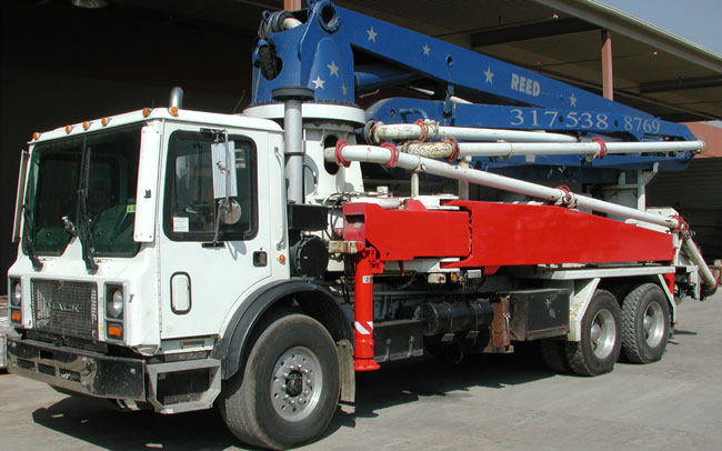 used 32 Meter REED Boom Pump