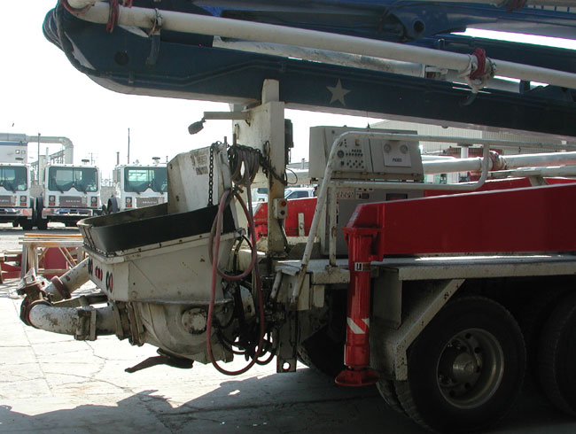 used 32 Meter REED Boom Pump