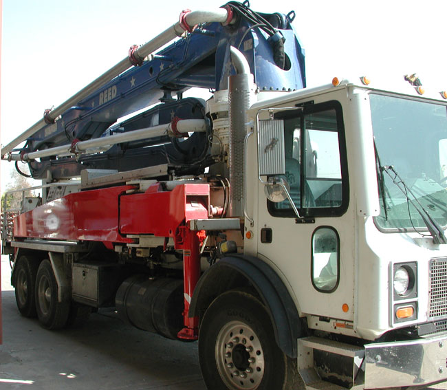used 32 Meter REED Boom Pump