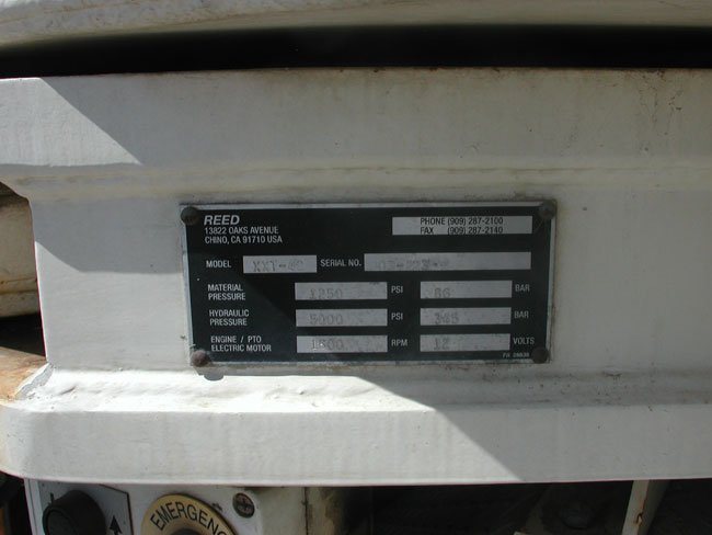 used REED Boom Pump