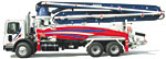 37 meter boom pump