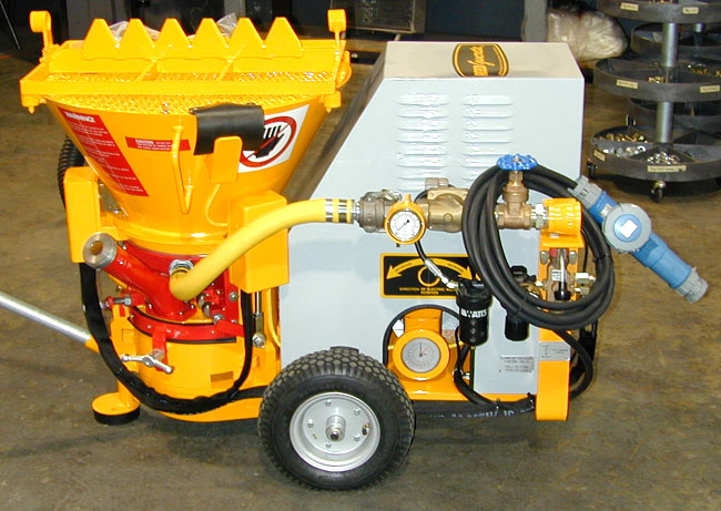 REED SOVA or 209 Gunite Machine with Optional Electric Drive