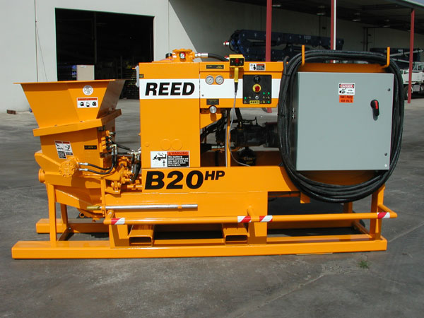 REED B20HPSKE Concrete & Refractory Pump