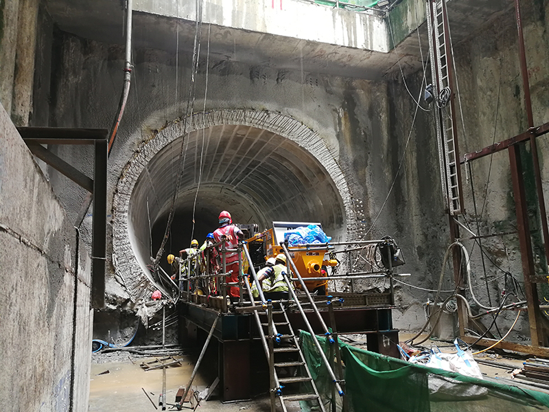 Shotcrete Support and Walls on a Tunnel Project