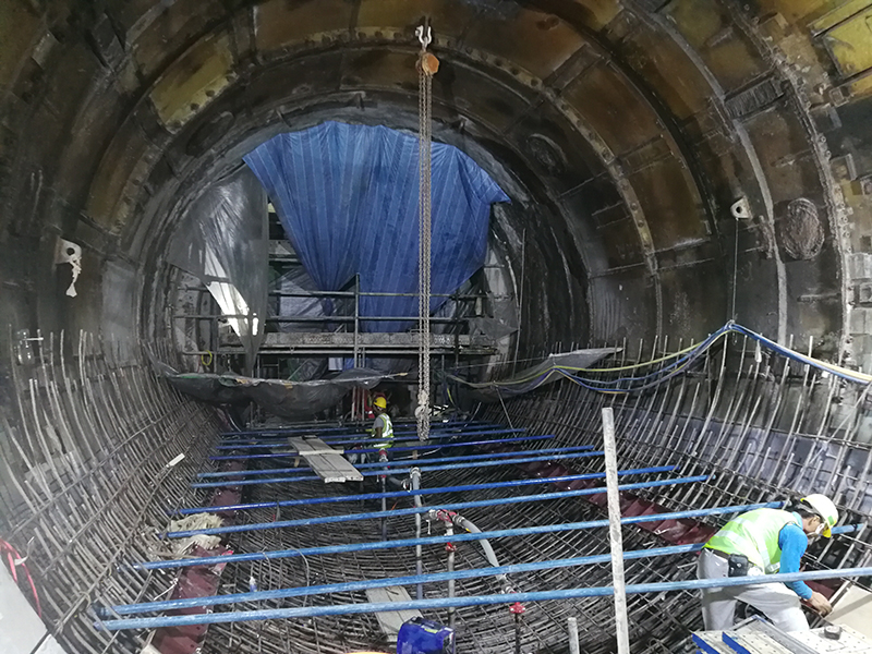 Shotcrete Support and Walls on a Tunnel Project