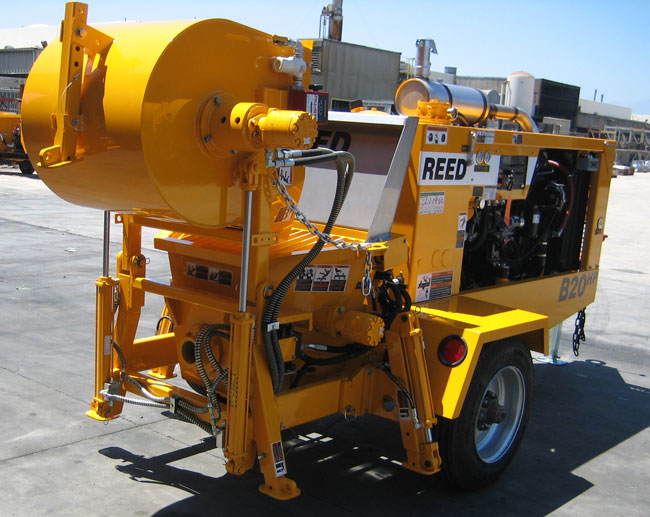 concrete mixer and pump