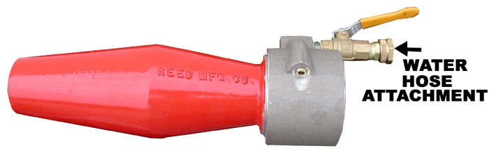 REED Gunite Machine Dry Mix Shotcrete Nozzle